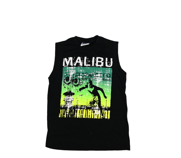 Černé triko s potiskem 