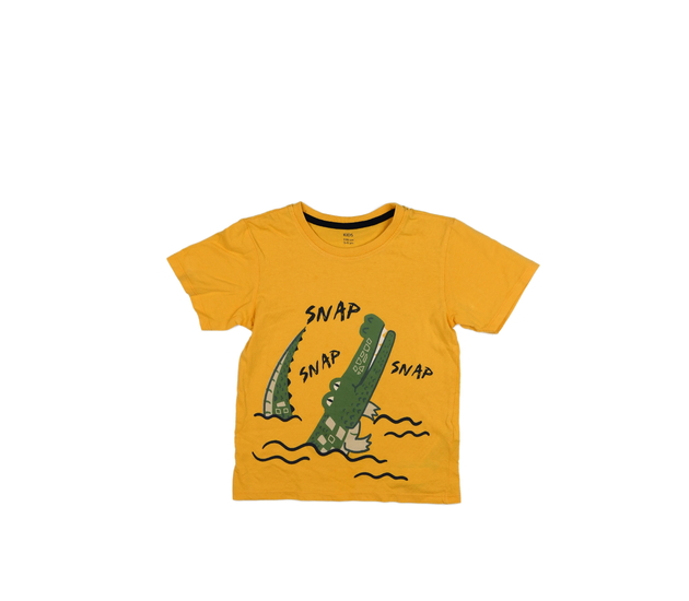 Oranžové triko s krokodýlem 