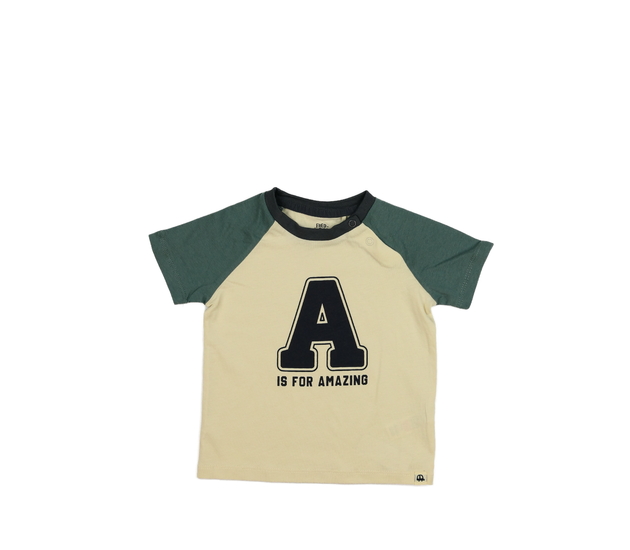 Hnědo-zelené triko F&F