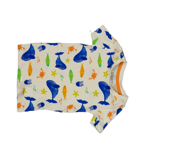 Krémové triko se zvířátky Primark 