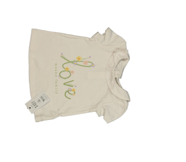 Nové krémové triko s květinami George