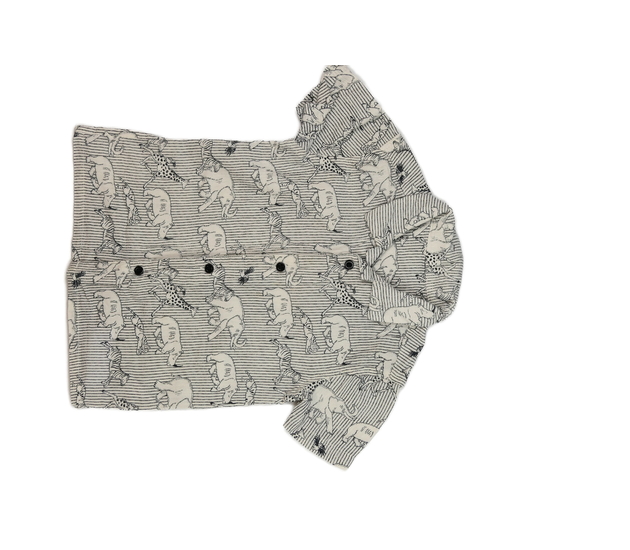 Pruhovaná košile se zvířátky George