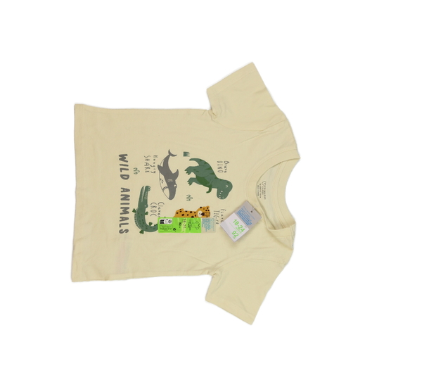 Nové krémové triko se zvířátky Primark 