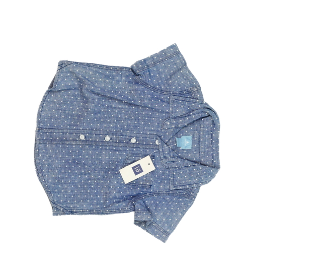 Nová modrá košile s kolečky Gap