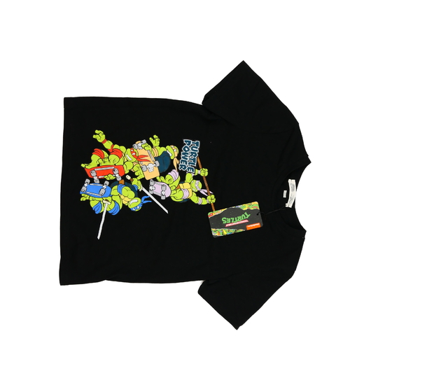 Nové černé triko Želvy Ninja 