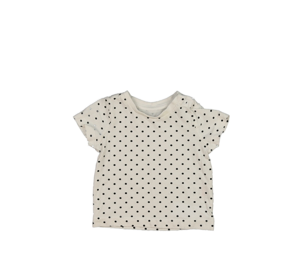 Krémové triko s kolečky 