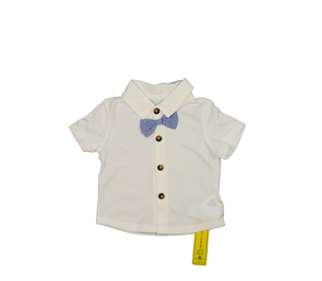 Nové krémové triko s motýlkem 