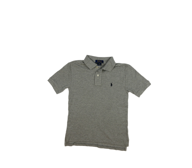 Šedé melírované triko Ralph Lauren