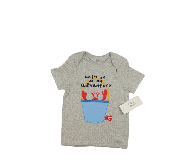 Nové šedé melírované triko s rakem F&F