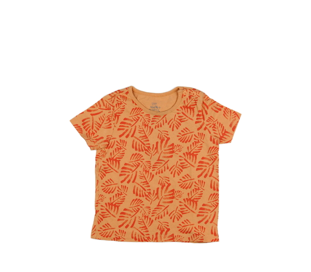 Oranžové triko s listy F&F