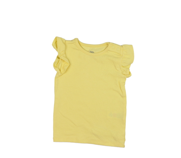 Žluté žebrované triko F&F