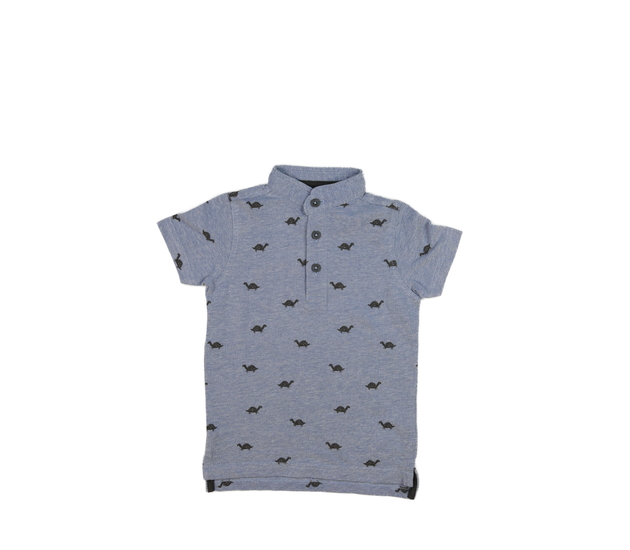 Modré triko se zvířátkem a límečkem George