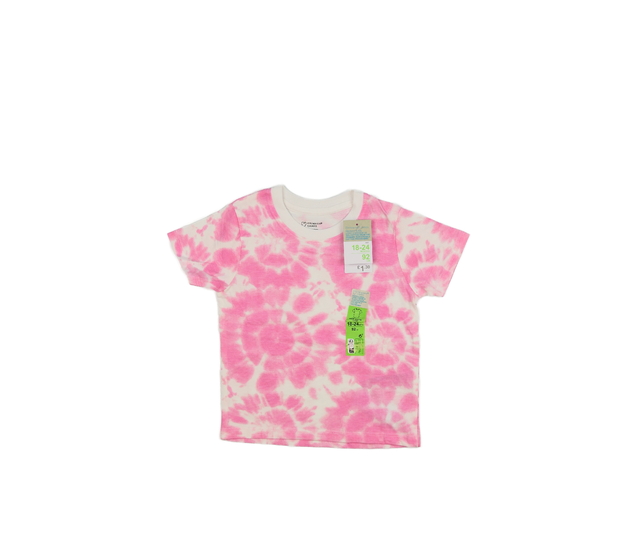 Nové růžové batikované triko Primark 