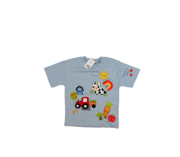 Nové modré triko s motivem farmy Next