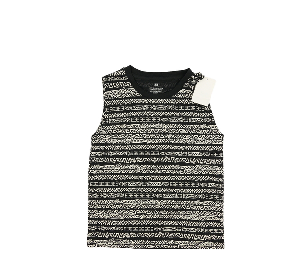 Nové šedé vzorované tílko H&M