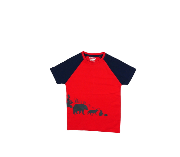 Červeno-modré triko Mountain Warehouse 