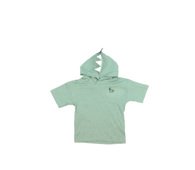 Zelené triko s dinosauří kapucí Next