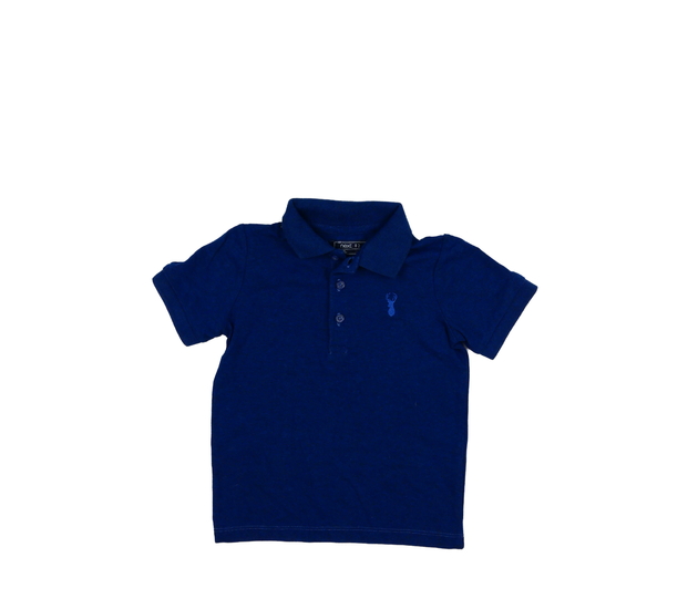 Tmavě modré triko s límečkem Next