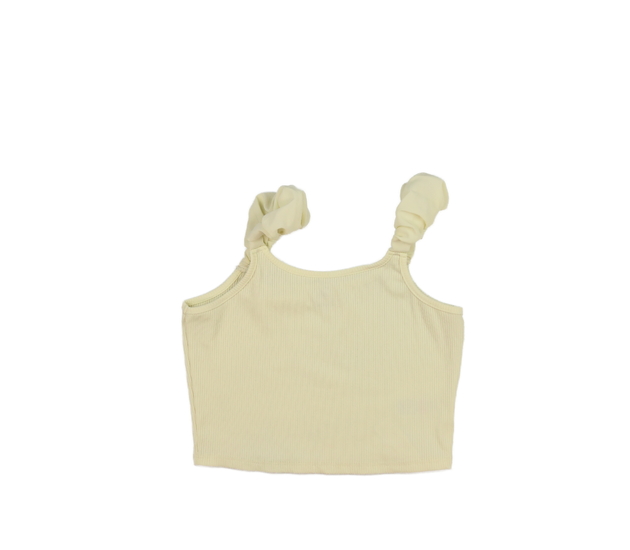 Žlutý crop top River Island 