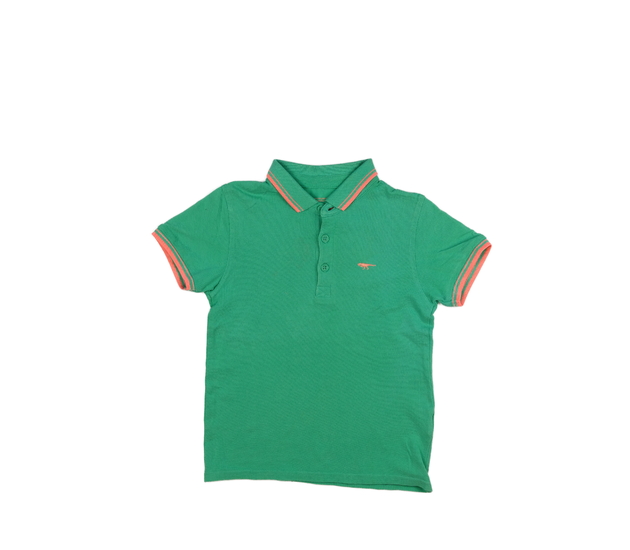 Zelené triko s límečkem Bluezoo