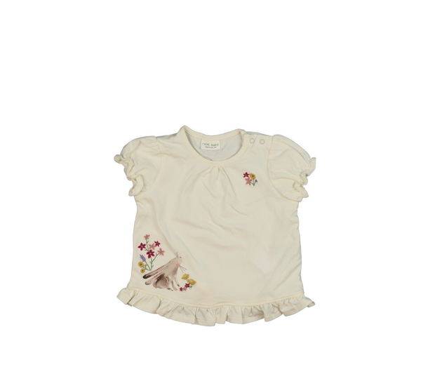 Krémové triko se zajíčkem Next