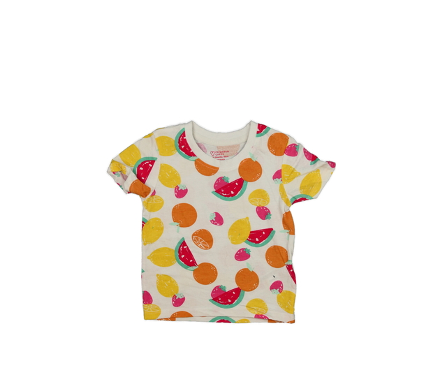 Krémové triko s ovocem Primark 