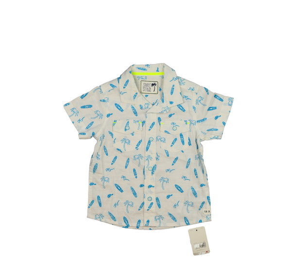 Nová krémová košile s obrázky Mothercare