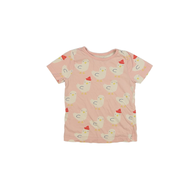 Růžové triko s ptáčky George