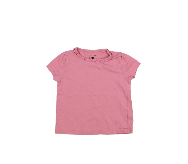 Růžové triko s krajkou Tu 