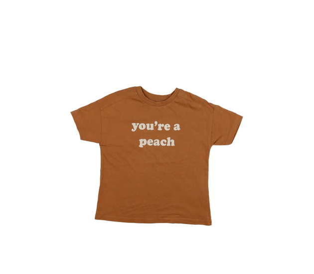 Hnědé triko s nápisem George