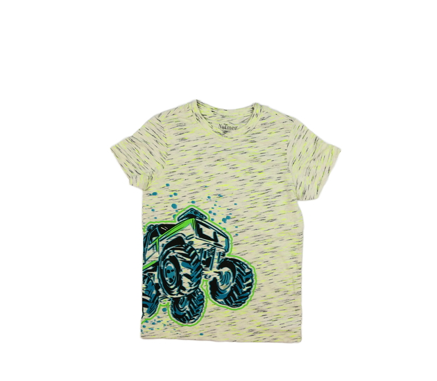 Melírované triko s autem Nutmeg