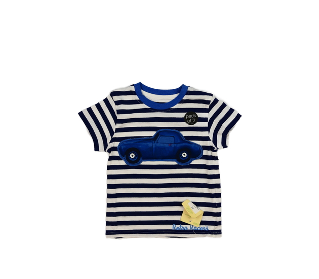 Nové pruhované triko s autem M&S