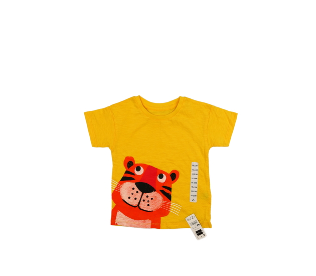Nové žluté triko se zvířátkem 