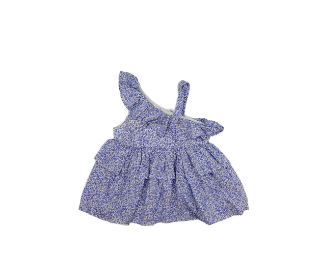 Bílé vrstvené květinové triko M&S