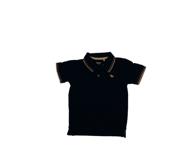 Tmavě modré triko s límečkem Next