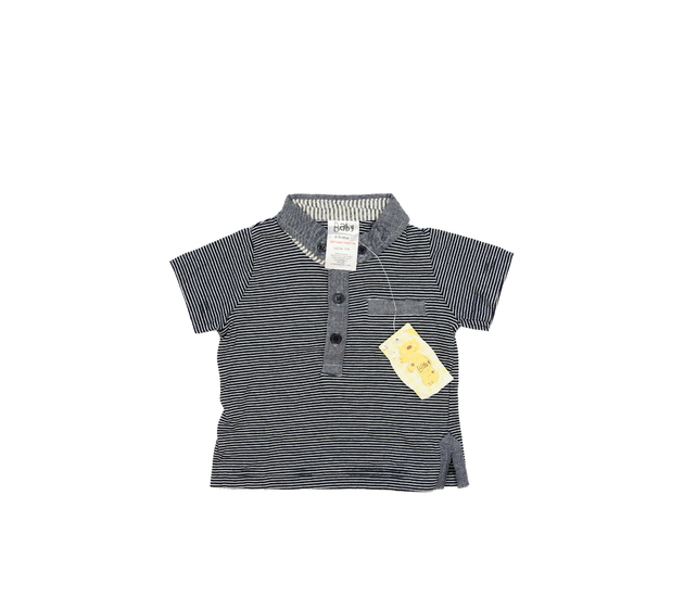 Nové pruhované triko s límečkem 