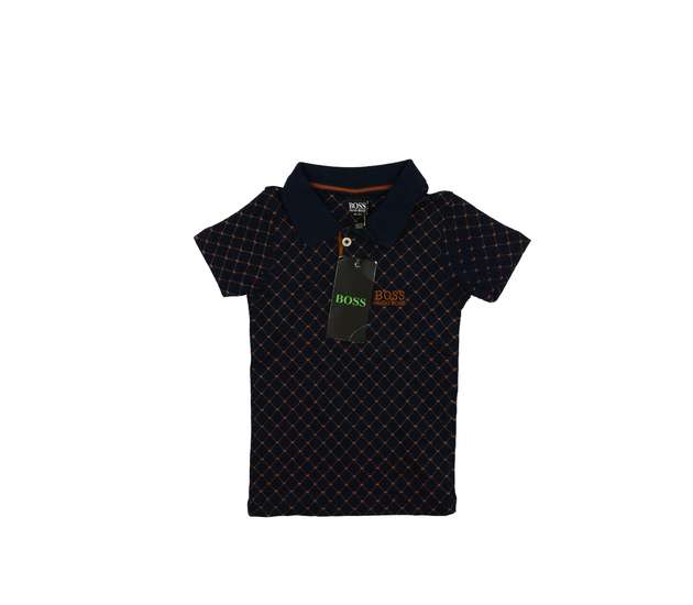 Nové tmavě modré triko s límečkem 