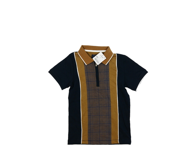 Nové tmavé triko s límečkem Next