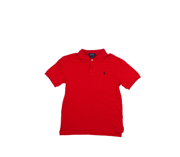 Červené triko s límečkem vel. 170 Ralph Lauren 