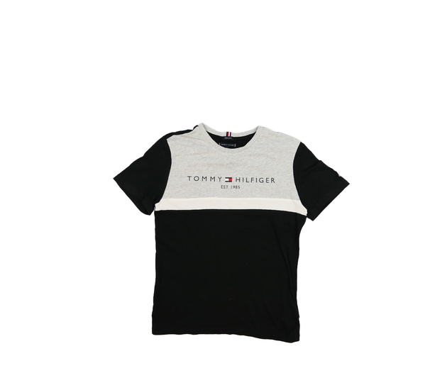 Černo-šedé triko Tommy Hilfiger 