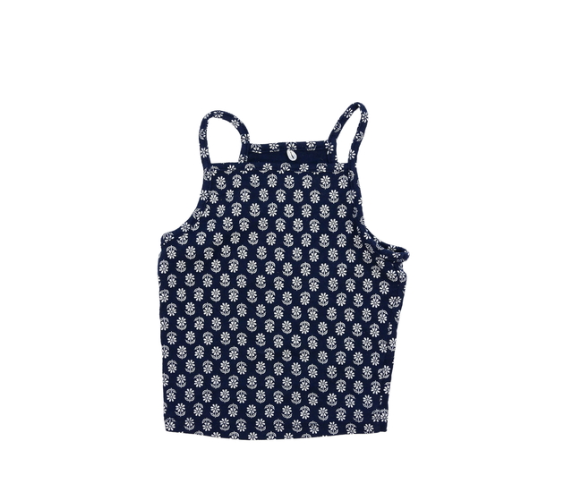 Tmavě modré květinové tílko George