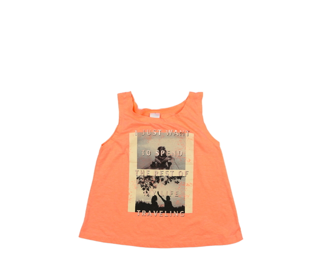 Oranžové tílko s obrázkem C&A