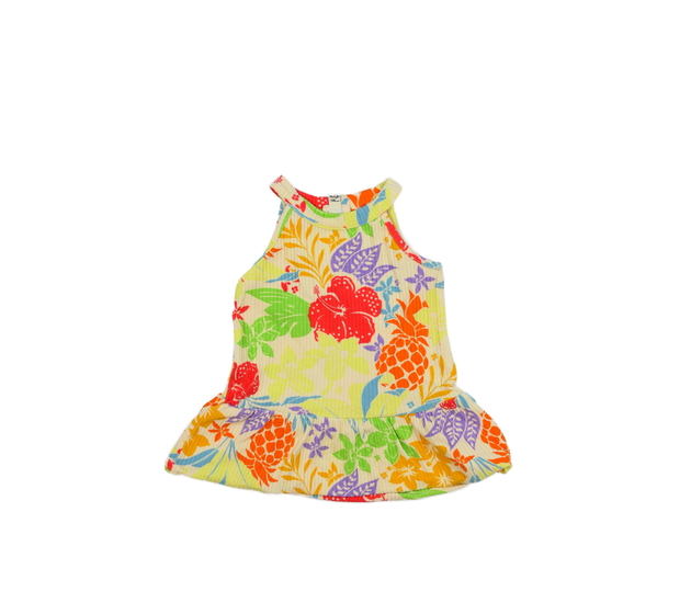 Krémové květinové tílko River Island 