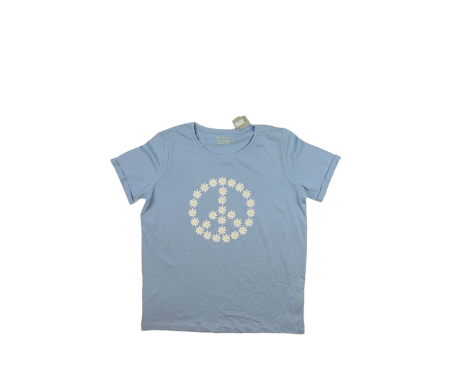 Nové modré triko s květinami vel. 170 Primark 