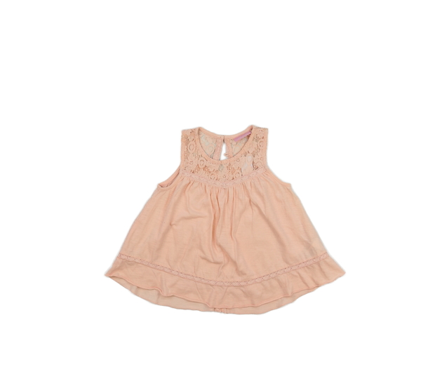 Růžové tílko s krajkou Next