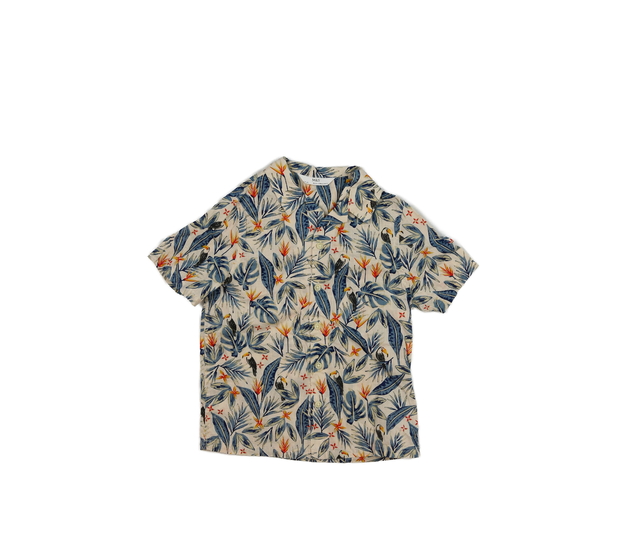 Světlá košile s listy M&S