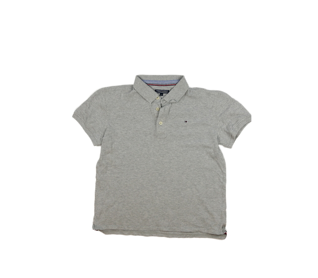 Šedé melírované triko Tommy Hilfiger 