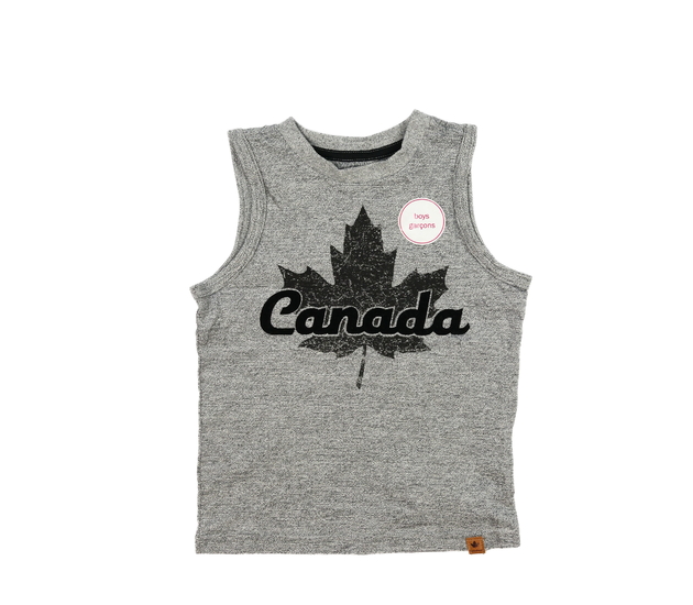 Šedé melírované tílko 