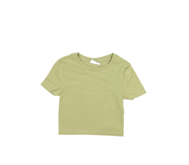 Khaki crop top 