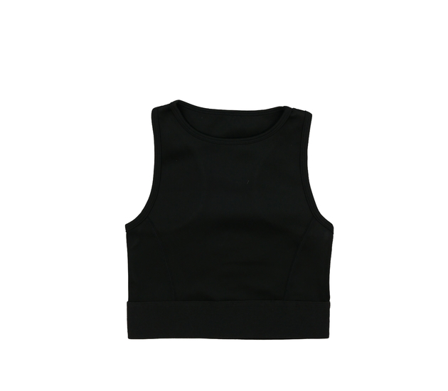 Černý sportovní crop top George